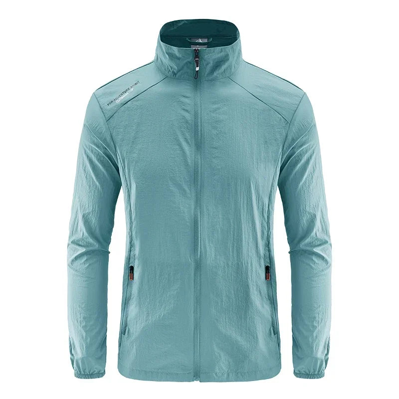 Summer Jackets Men Male Windbreaker Fishing Coats Father Ultrathin Sunscreen Jacket Youth Outerwearing Clohting Traveling Korean