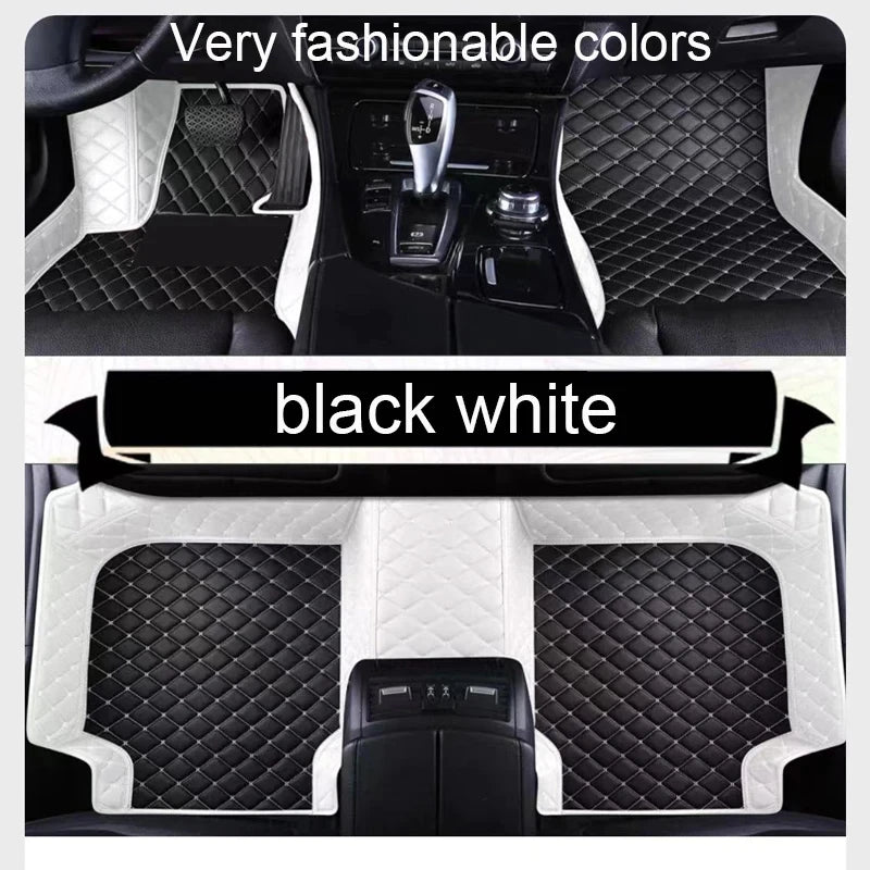 Car Mats For SEAT Cupra Ateca KH7 2016~2022 Auto Floor Rugs Protective Pad Carpets Leather Mat Interior Parts Car Accessories