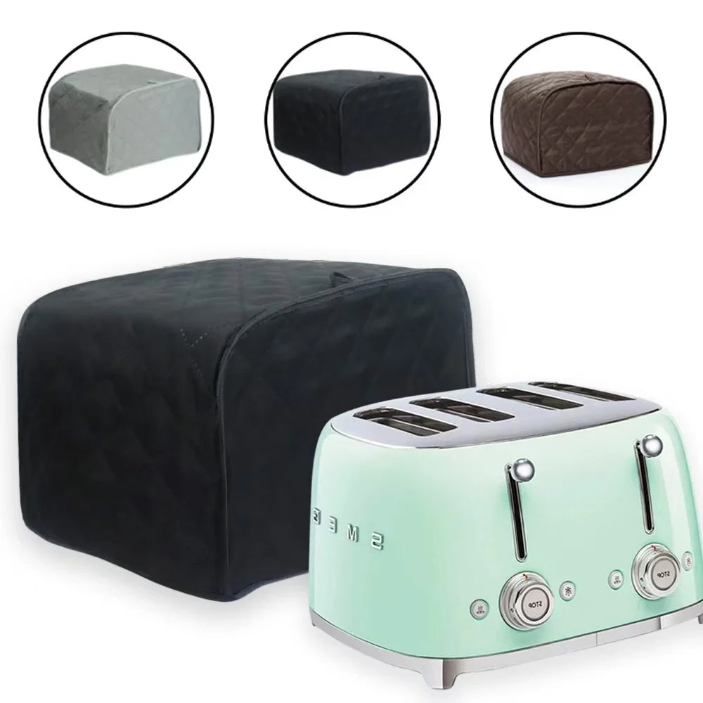 Toaster Cover,Kitchen Small Appliance Dust-proof Covers, Fits For Most Standard 4/ 2 Slice Toasters, Universal Size