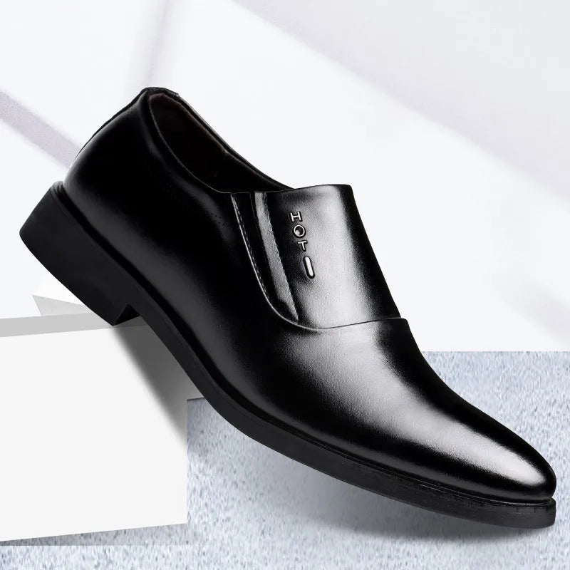 Elegant Men's Dress Shoes 2023 Summer Social Shoes Men's Fashion Elegant Formal Wedding Shoes Men's Set Office Oxford Shoe Men - Free Item Weekend (50% off).