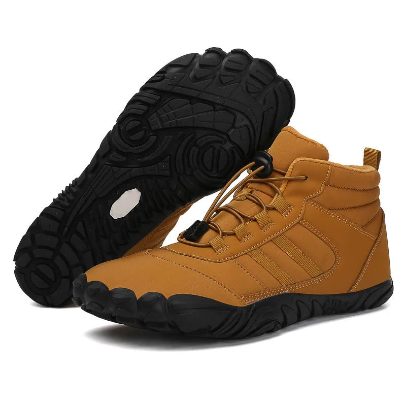 Brand New Winter Boots for Men Women Snow BareFoot Outdoor Non-slip Warm Fur Casual Sneakers Plus Size Ankle Boots Hiking Shoes