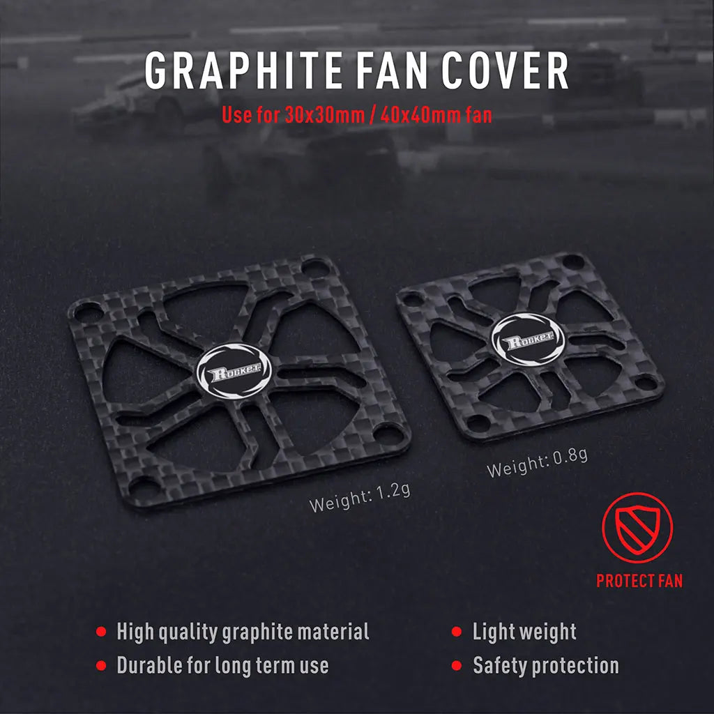Rocket RC Fan 25mm 30mm 35mm 40mm 50mm SURPASS HOBBY Heat Dissipation Cooling Fan for For 1/10 1/8 Brushless Motor RC Car Part.