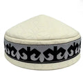 Kazakh Hats for Men Embroidered Blue Green Black Handmade Dancing Party Cotton Dubai Kufi Hijab Spring Caps Elegant