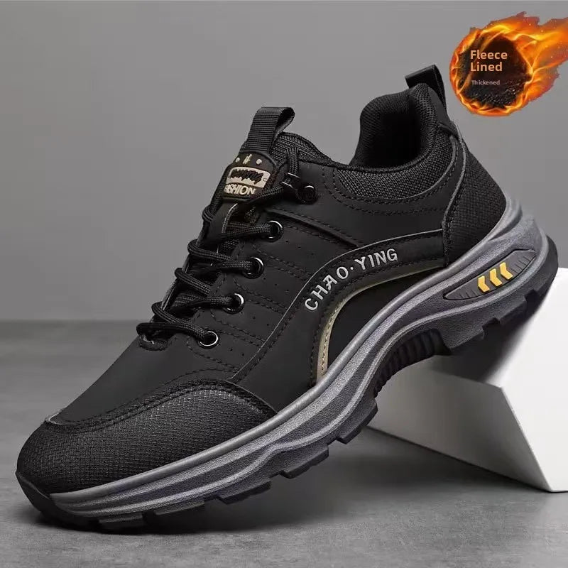 Spring 2025 Men's Fashion Outdoor Sports Casual Shoes Anti-slip Wear-resistant Mountain Climbing Work Shoes Versatile Comfort...