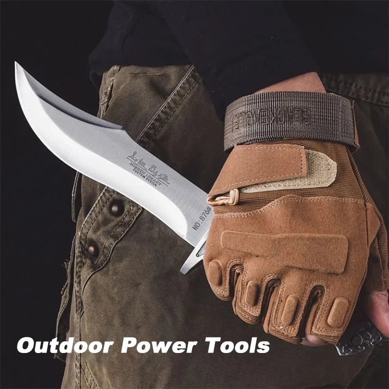 Snow Hiking Knife, Outdoor Hiking Knife, Forest Crossing Knife, Tough and Durable Knife, Field Emergency Knife, High-Quality Sta
