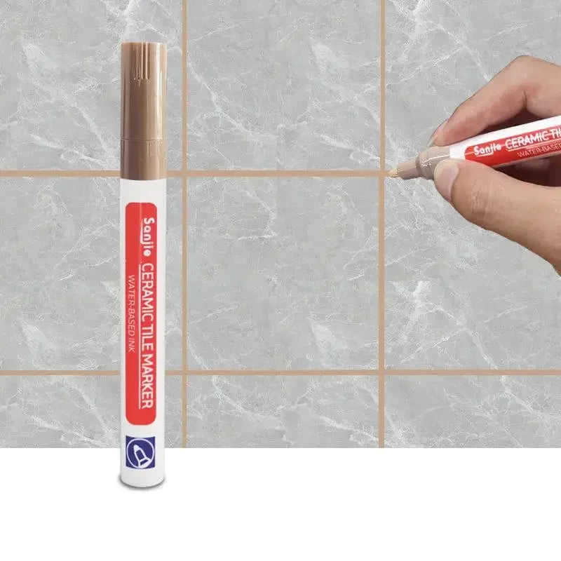 12 Color White Waterproof Tile Marker Grout Pen Wall Seam Pen For Tiles Floor Bathroom Decontamination Seam Repair Tools