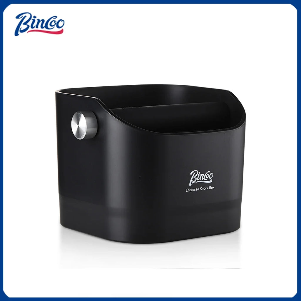 Bincoo Coffee Knock Box 0.8L Espresso Grounds Container Anti Slip Espresso Dump Bin Grind Beveled Barista Goods Cafe Accessories