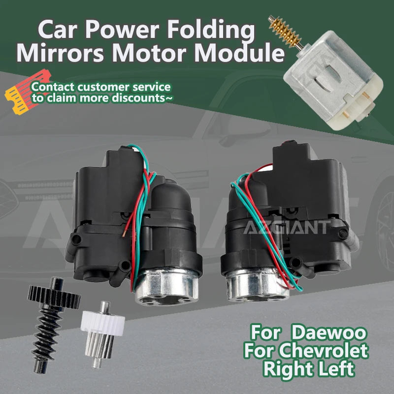 AZGIANT Car Power folding side view mirror Motor For Daewoo Winstorm Lacetti Premiere/Chevrolet Malibu Cruze Spark Captiva Sport