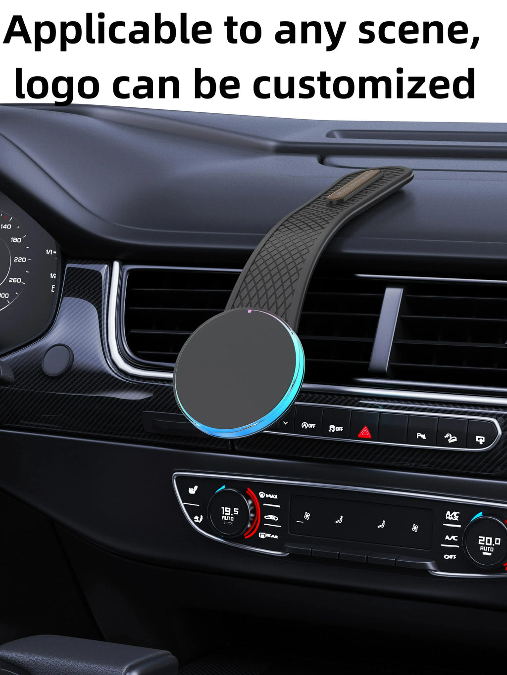 New Magnetic Charger Car Wireless Charger Fast Charging Car Phone Holder Essential Car Charger Strong Magnetic Attraction Safe