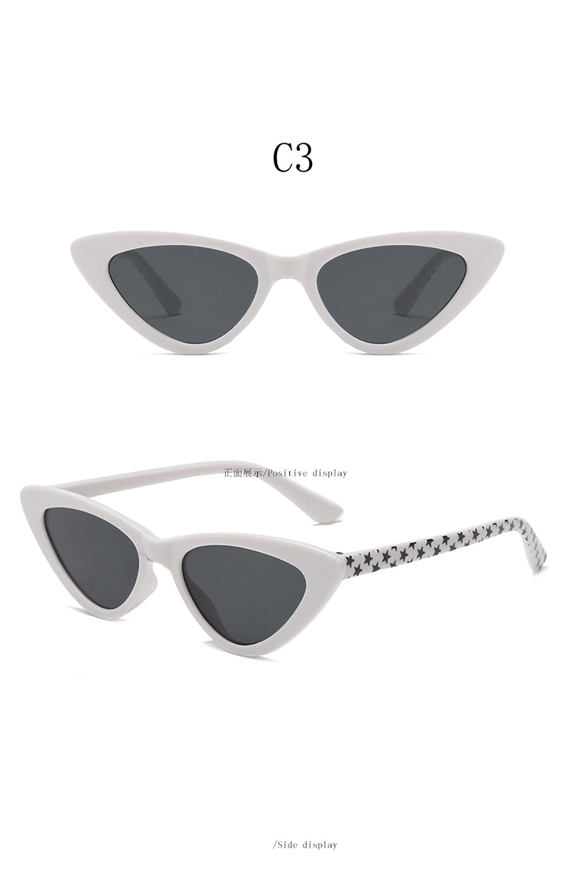 Children Sunglasses Fashion Cute Cat Eye Eyewear For Girl Boy Baby Kids Infant Shades Goggles Outdoor Anti-glare UV400 Glasses