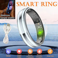 Gesture Sensing Smart Ring Health Monitor Smart Ring Outdoor Waterproof Ring Real HRV Monitor Heart Rate Blood Oxygen Sport Ring