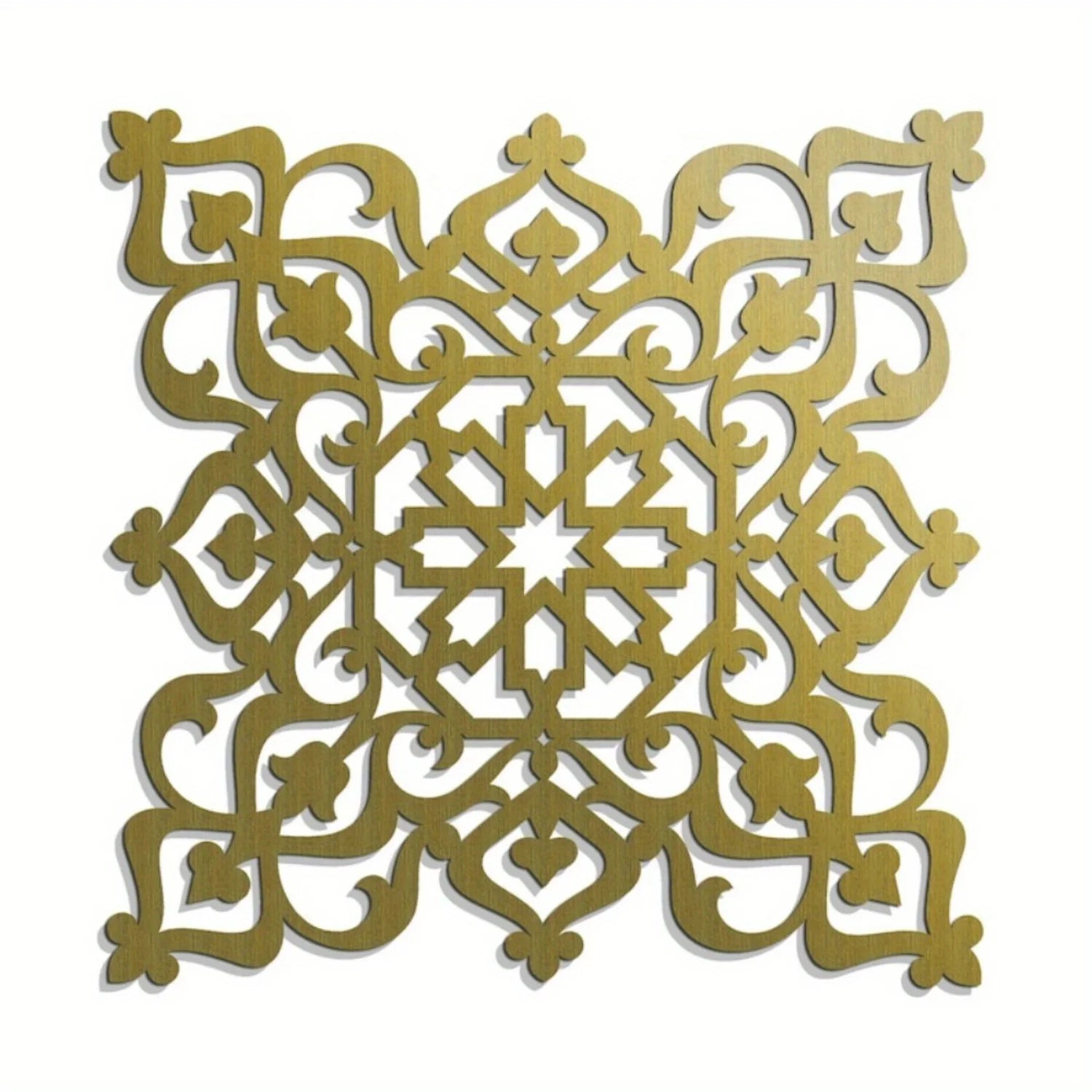 Islamic Metal Wall Art with Arabic Calligraphy: 1 PC Ideal for Ramadan & Eid Home Decor