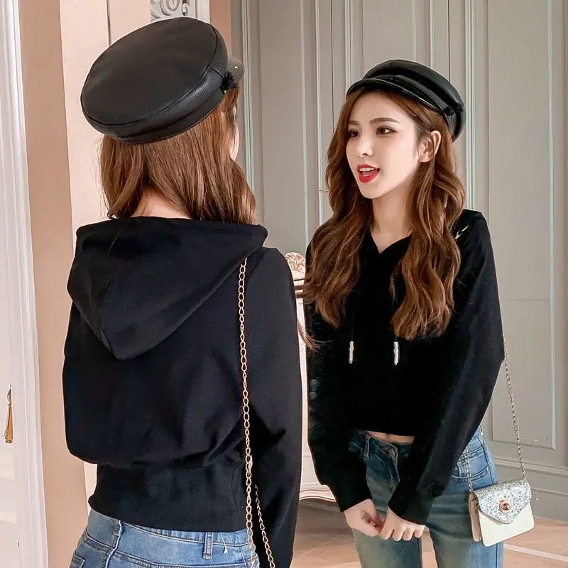 Hooded Zipper Hoodies Woman Clothing Fashion Y2k Sudadera Halloween Fleece Girls 2025 Design Spring Style Loose Fit