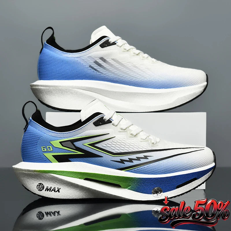 Men Running Shoes Outdoor Sports Shoes Racing Shock-absorbing Jogging Training Casual Sneakers Cushioning Walking Shoes for Men