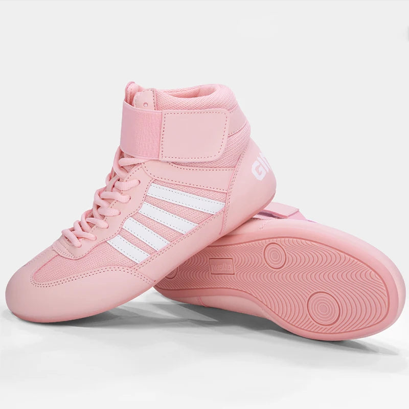 New Boxing and Wrestling Shoes for Men and Women High Top Training Shoes for Men Squat Gym Fitness Weightlifting Shoes ﻿
