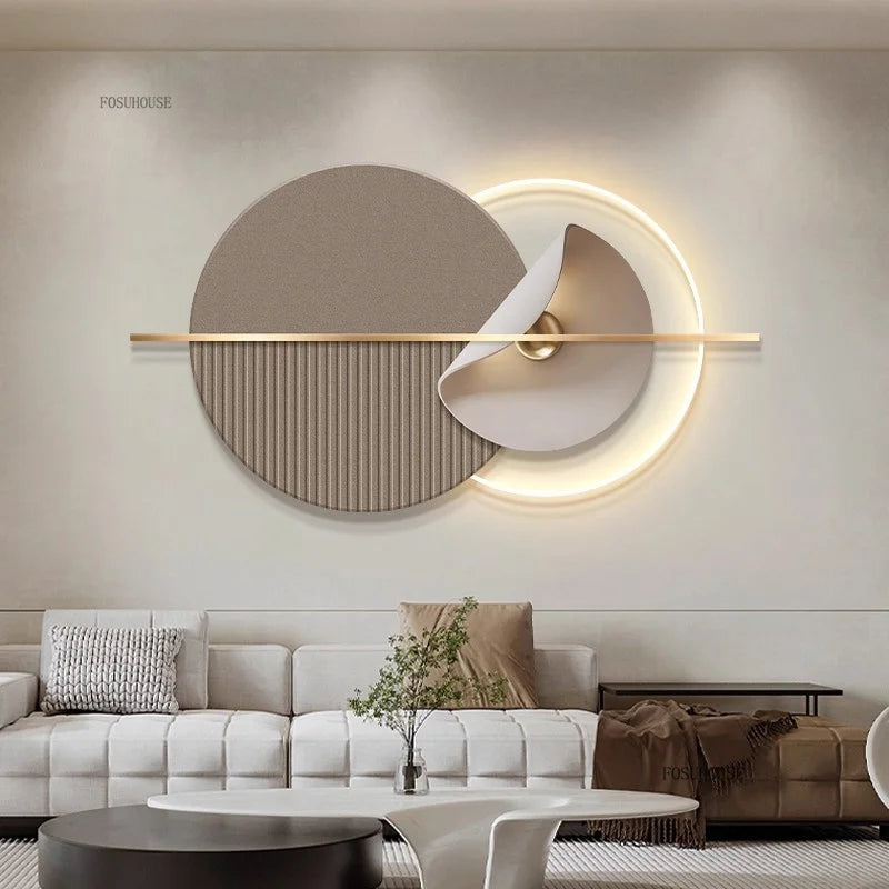 Light Luxury Wrought Iron Wall Decoration European Wall Hanging Crafts for Living Room Designer Mural Ornaments Room Decor