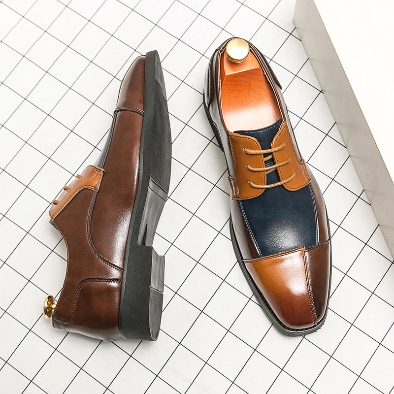 Men’s Dress Shoes British Style Fashion Slip On Loafers Men Big Size 48 Man Brogue Shoes Classic Business Shoes Casual Formal Le - Free Item Weekend (50% off).