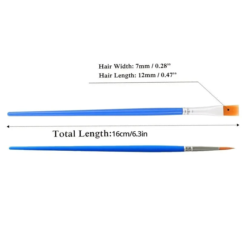 10/20/30pcs Painting Brushes For Painting Handcraft Arts And Craft For Artistic Multifunction Hook Line Painting Equipment - Free Items Weekend.