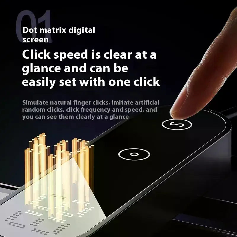Screen Auto Clicker Simulated Finger Clicking  Screen Touch Tripods Tapper Device For TikTok Smart Phone App Video Live Streamin