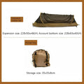 Tent Folding Bed Sunshade Tourism Outdoor Camping Hiking Mountaineering Outdoor Camping Single Tactical Tent Rainproof Boat