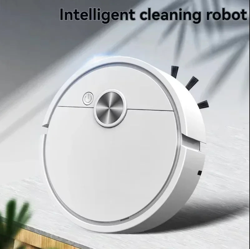 New 3 in 1 Smart Sweeping Robot Vacuum Cleaner 4000Pa Strong Suction For Bedroom Living Room Hard Floors Pet Hair Carpets