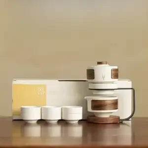 Ceramic automatic tea set, home tea making, office high-end and atmospheric complete set of tea set