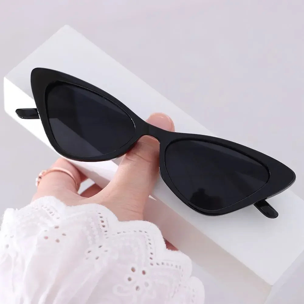 Womens Trendy Cat Eye Sunglasses Men Outdoor Retro Fashion Sun Glasses Goggles Unisex Resin UV400 Protection Sports Sun Shades