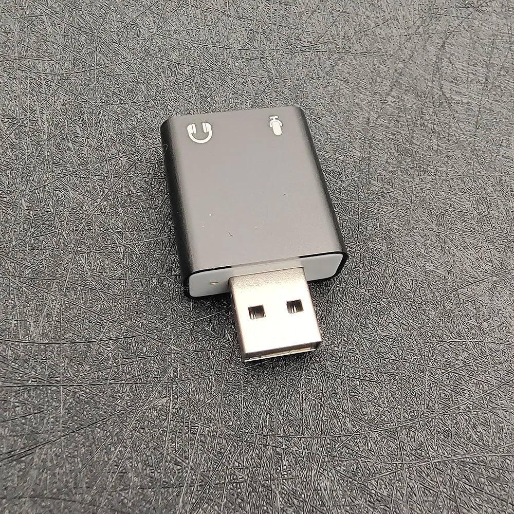USB Sound Card 7.1 External USB to Jack 3.5mm Headphone Adapter Stereo Audio Mic Sound Card for PC Computer Laptop