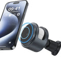 Magnetic 2 In 1 Car Wireless Charger Car Phone Holder Fast Charging Station Mount For  iPhone 16 15 14 13 12 Pro Max Airpods