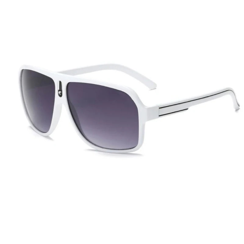 Men's Vintage-Inspired Fashion Fashion Glasses with Large Curved Frames - Perfect for Parties