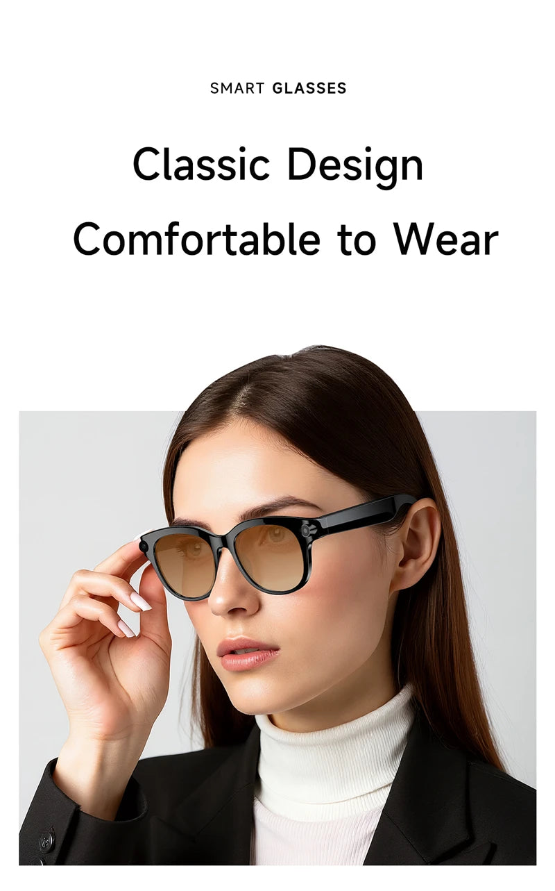 2026 New 4K HD AI Smart Glasses Men 800W Pixel Camera Bluetooth Call WIFI Transmission Voice Assistant Smart Glasses Women men