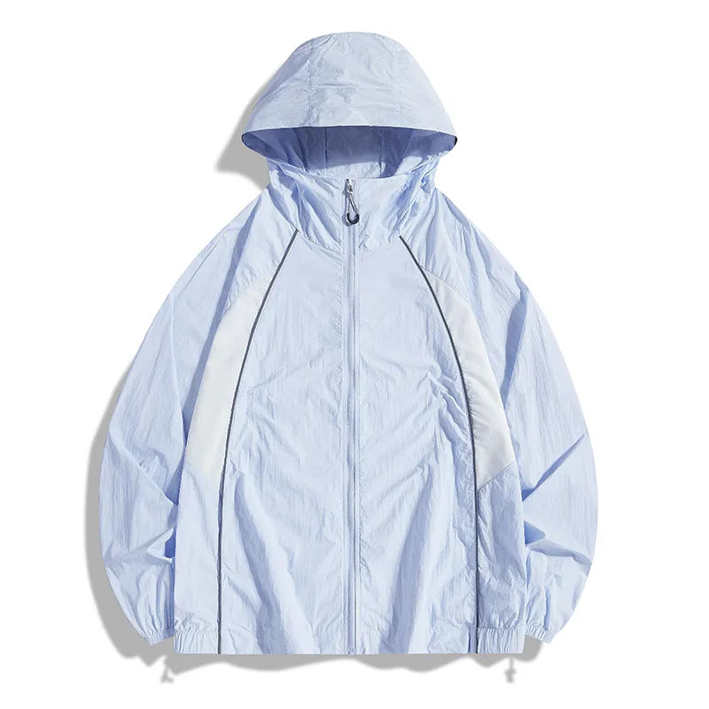 Summer Sun Jackets Men's Outdoor Cycling Clothing Quick Dry UV Skin Coat Women Sports Sun Protection Hiking Camping Windbreaker