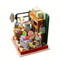 Wooden DIY House Craft Kit - Miniature 3D Puzzle Building Model, Home Decoration Ornament Collectible & Creative Gift