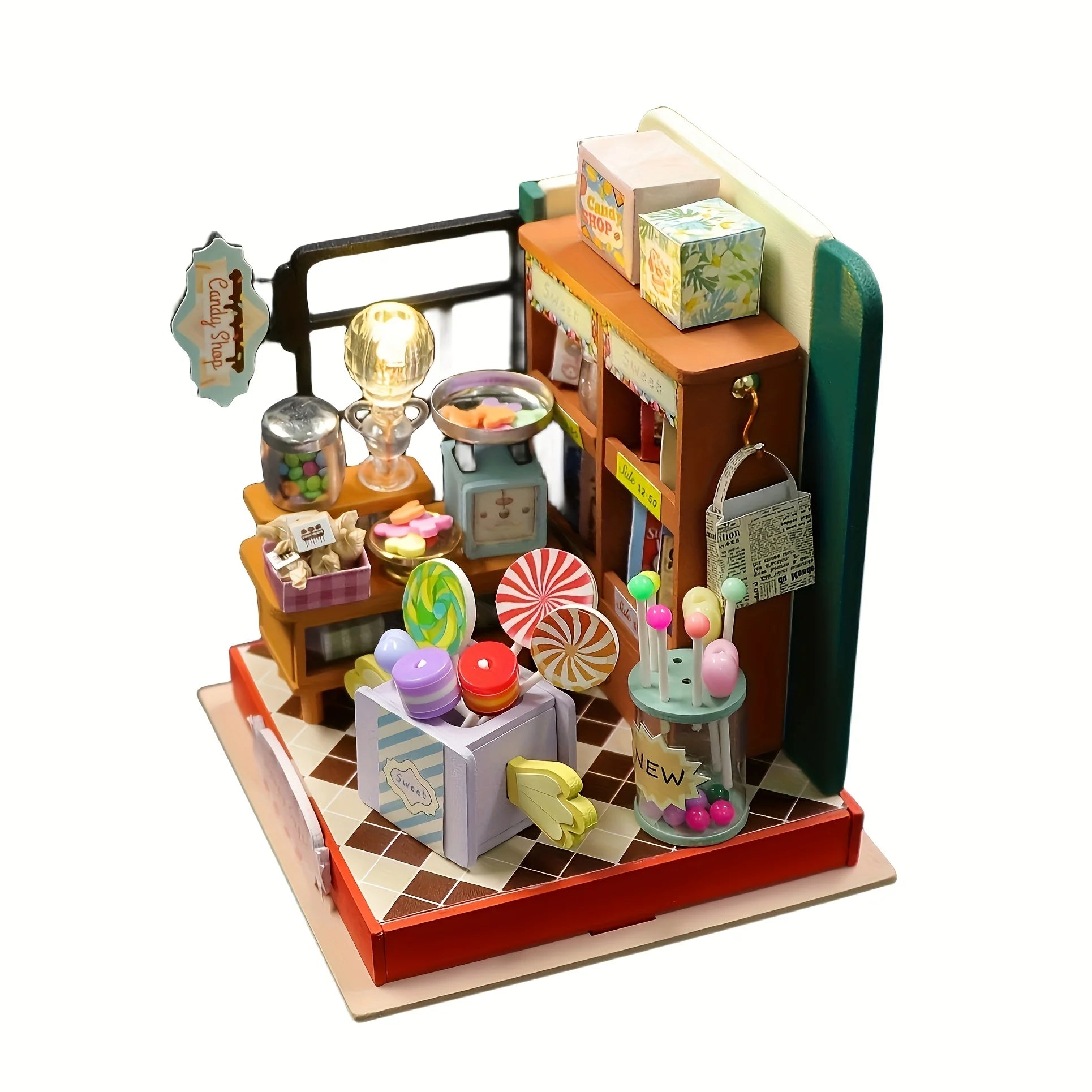 Wooden DIY House Craft Kit - Miniature 3D Puzzle Building Model, Home Decoration Ornament Collectible & Creative Gift
