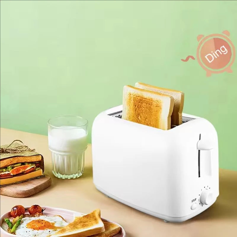 Home Toaster 6 Modes 2 Slice Bread Toast Maker Automatic Breakfast Machine One-Click Operation Sandwich Maker 110V/220V