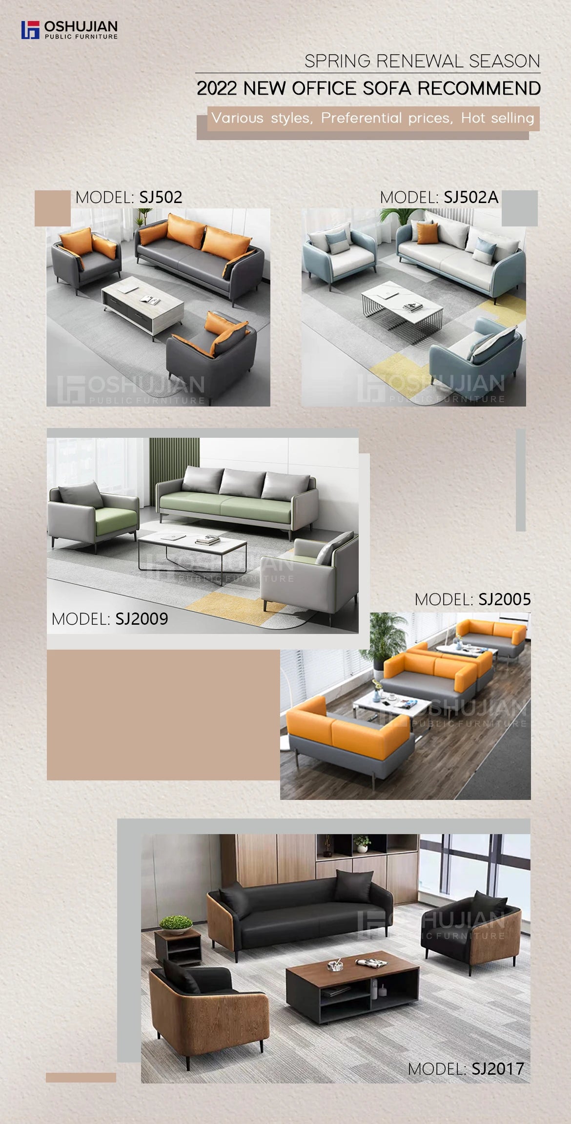 Office Furniture Living Room Public Area Salon Waiting Office 1 2 3 Seat Conference Room  Reception Sofa Set