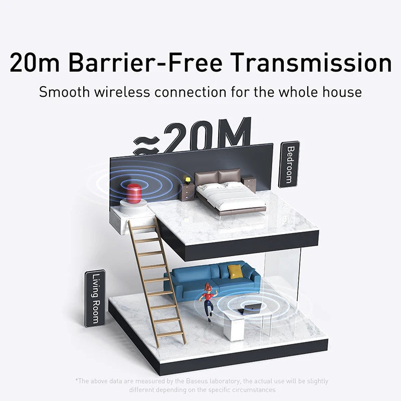 Baseus USB Bluetooth Adapter Bluetooth 5.1Music Audio Receiver Transmitter For PC Speaker Laptop Wireless Mouse USB Transmitter - Free Item.