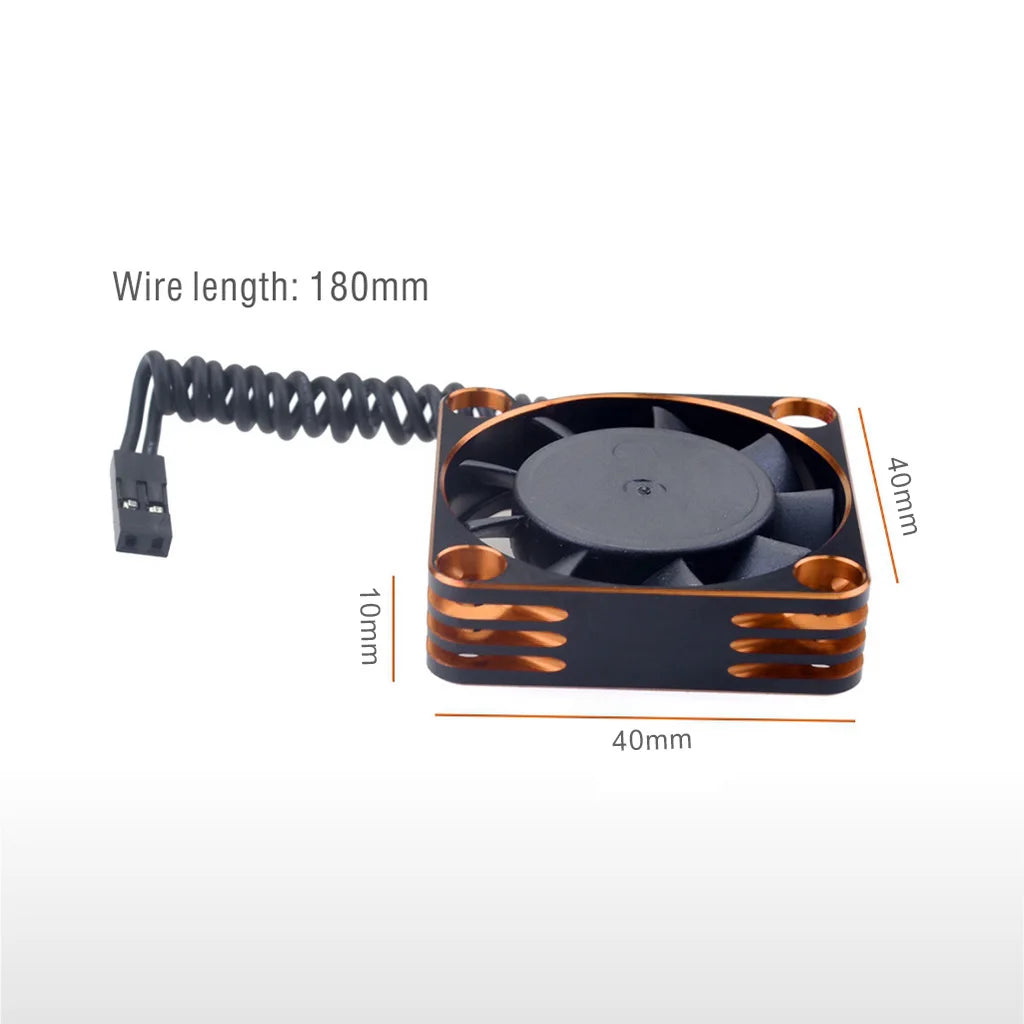 Rocket RC Fan 25mm 30mm 35mm 40mm 50mm SURPASS HOBBY Heat Dissipation Cooling Fan for For 1/10 1/8 Brushless Motor RC Car Part.
