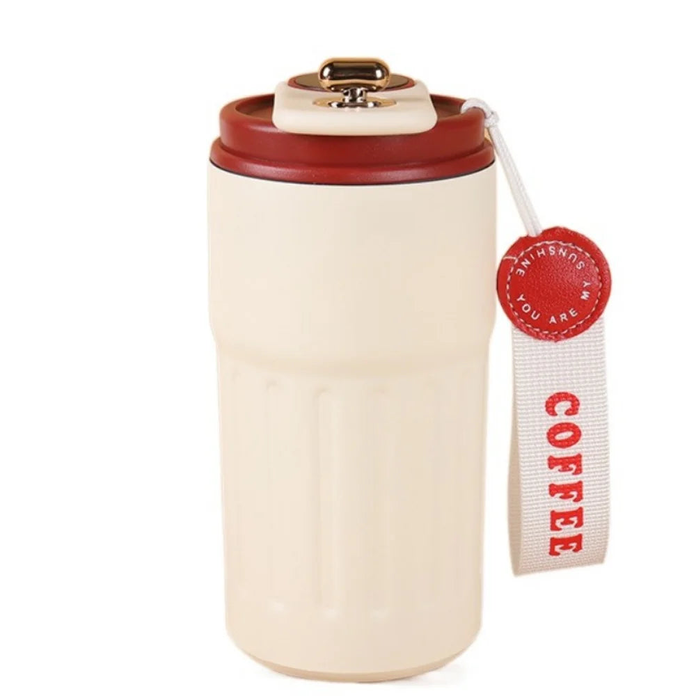 450ML Thermal Water Bottle Portable Creative Outdoor Insulated Mug Large Capacity Digital Coffee Thermos Cup Kitchen Supplies - - Free Items Weekend.