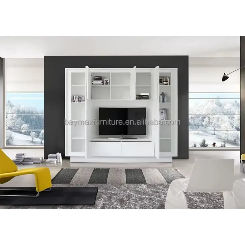 Professional customized tv cabinet living room furniture cabinet showcasedrawer type storage Living room cabinet