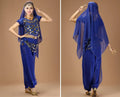 Indain Clothing Dance Practice Clothing Belly Dance Suit New Short-sleeved Suit Belly Dance Clothing Indian Costumes Performance