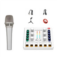 ELECT-M8 Live Sound Card Wireless Bluetooth Audio Mixer Podcast Equipment With Microphone For Podcast Streaming