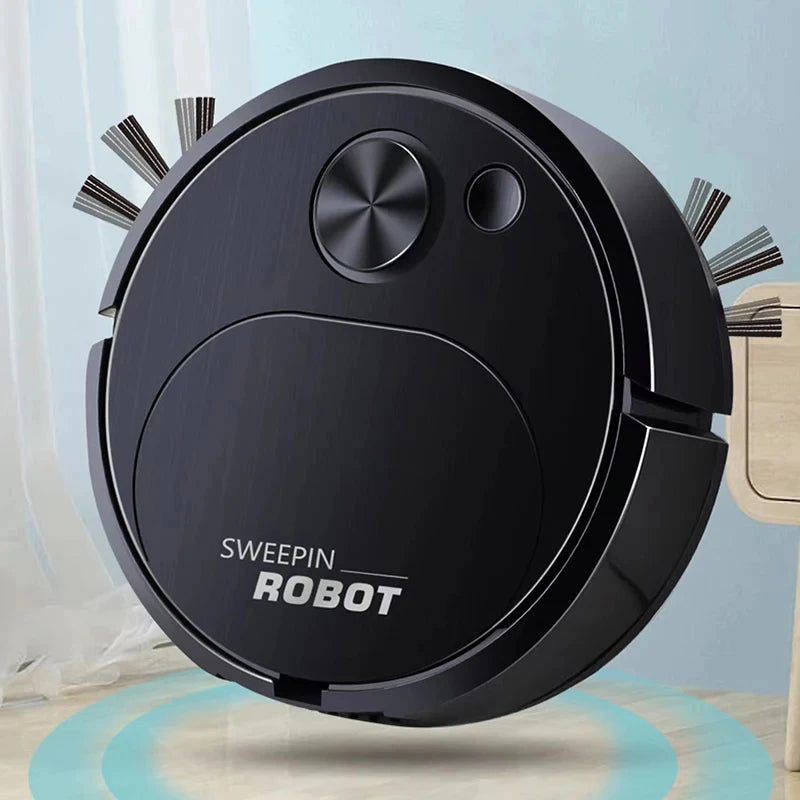 2026 NEW USB Sweeping Robot Vacuum Cleaner Mopping 3 In 1 Smart Wireless 1500Pa Dragging Cleaning Sweep Floor For Home Office