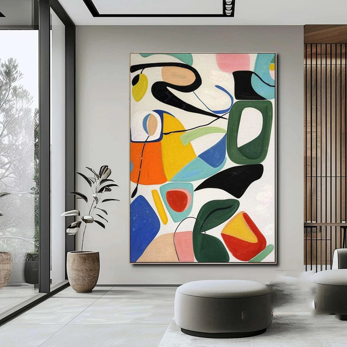 Handmade Abstract Canvas Painting Art Large Colorful Painting On Canvas Texture Hand Painted Wall Art Modern Painting Home De