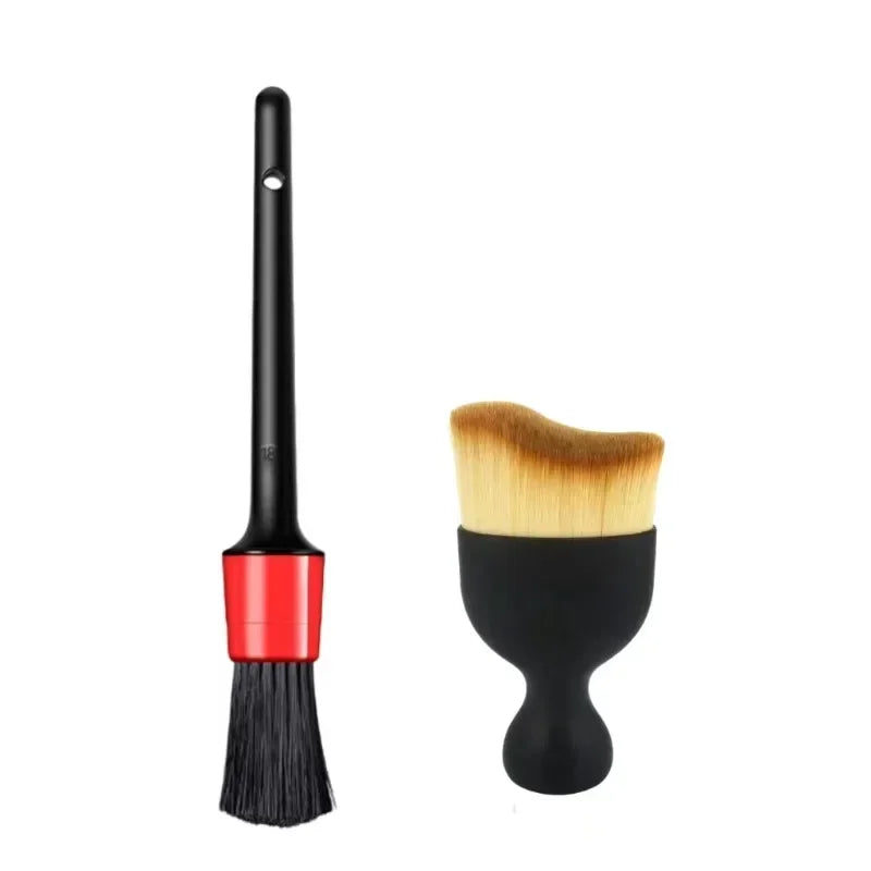 Car Cleaning Brush Kit – Automotive Detailing Brushes for Interior, Exterior & Wheel Rims, Multi-Size Plastic Cleaning Tools