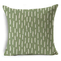 Green Pattern Decorative Cushion Cover Floral Pillow Cover for Car Sofa Decorative Pillow Cover Home Pillow -