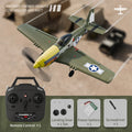 RC Plane P51 Mustang 2.4G Radio EPP Foam 4CH 6 Axis 410MM Wingspan RC Fighter One Key Aerobatic RTF Aircraft Toys