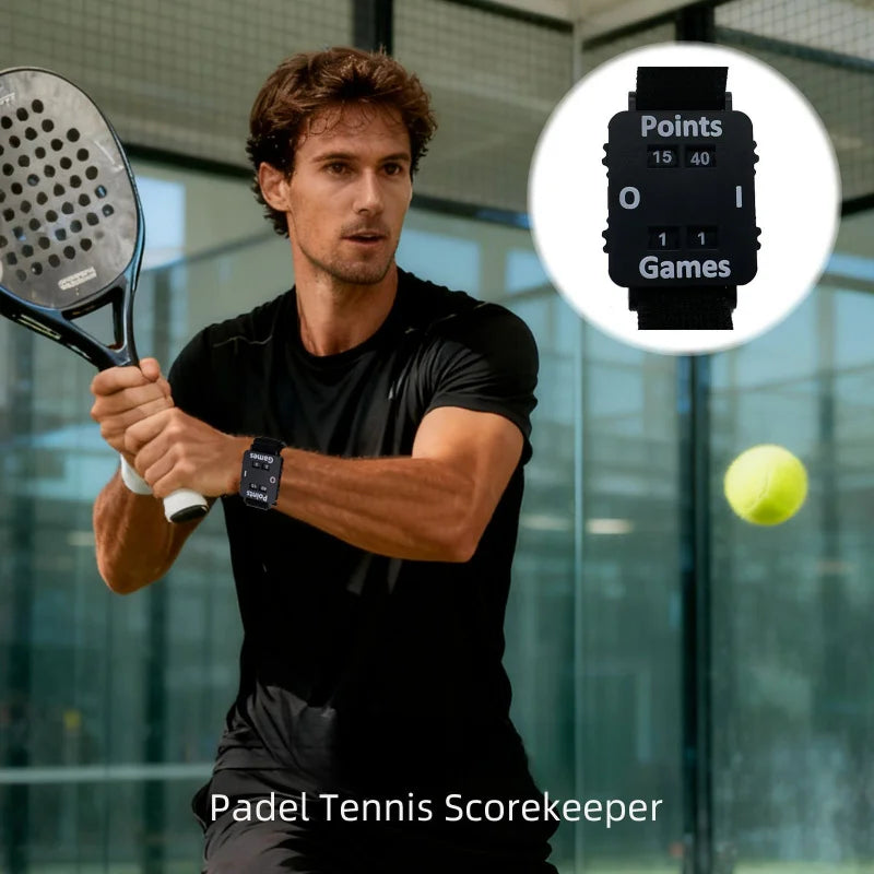 Portable Score Keeper Wrist Band Padel Tennis Wrist Score Counter Adjustable Wristband Instant Score Tracker Sport Accessories