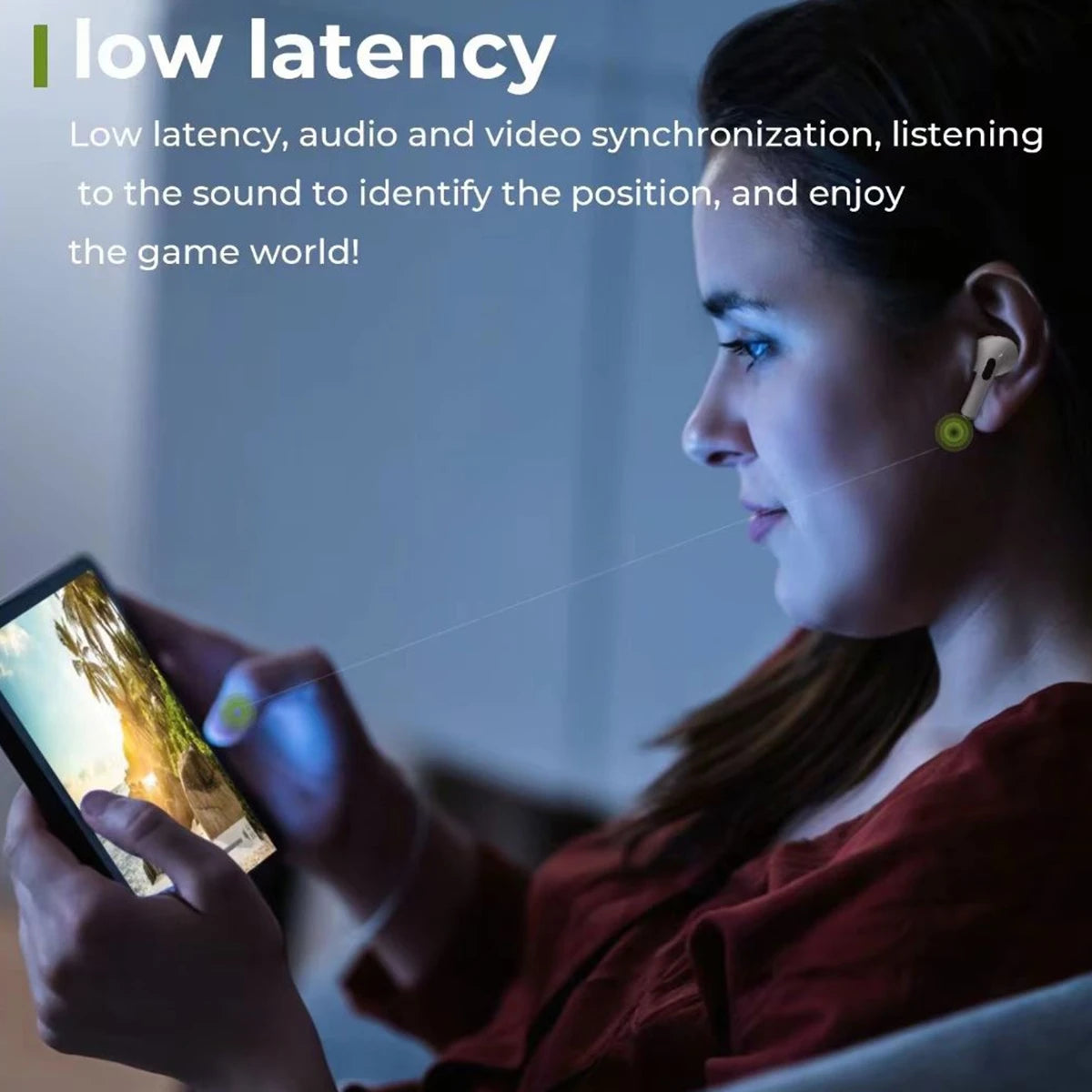 New Wireless Bluetooth Earphones,Hi-Fi Clear Sound,Comfort Fit,Smart Touch,Noise Cancelling,Ideal for Music Use - Free Item