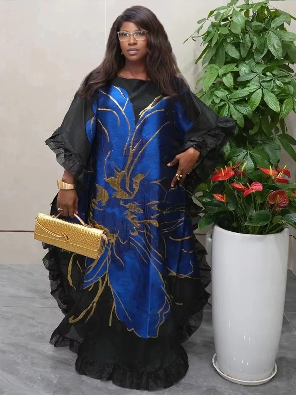 African Dresses For Women Traditional Dashiki Plus Size Boubou Party Evening Gown Dubai Turkey Muslim Kaftan Abayas Clothing